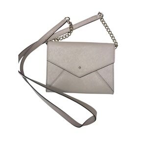 Kate Spade Cedar Street Monday Envelope Crossbody Bag Taupe Leather PWRU3541